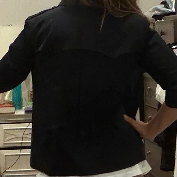 Rag & Bone 3/4 sleeve sateen military jacket 6 - Picture 5 of 13